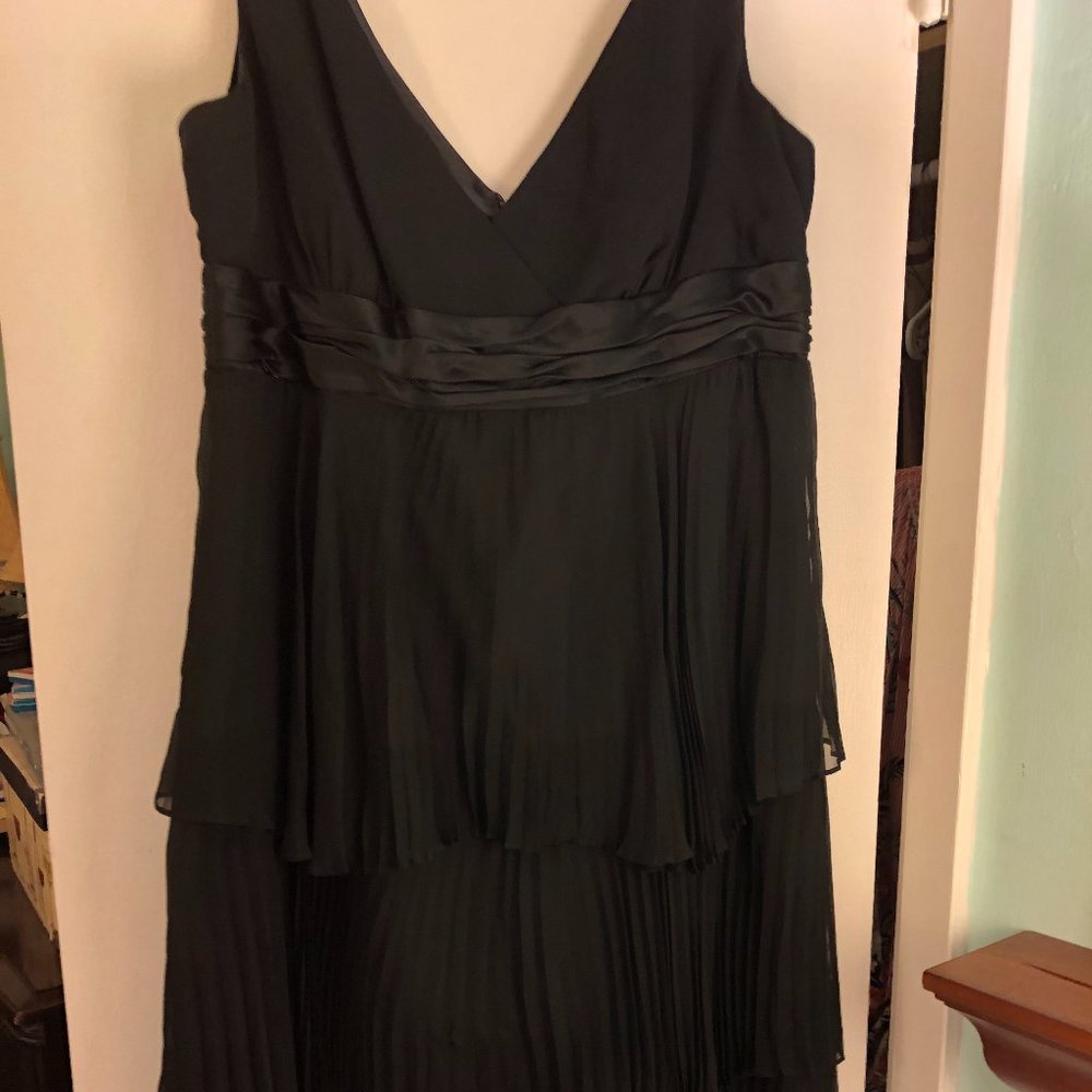 Little Black Silk Dress (Size 16)